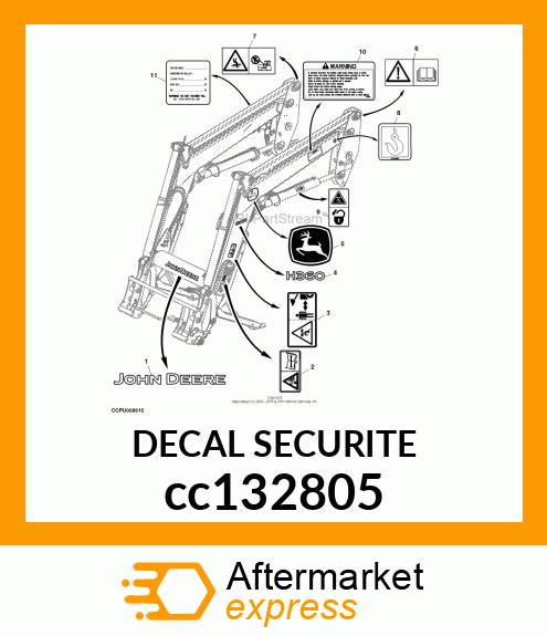 DECAL SECURITE cc132805