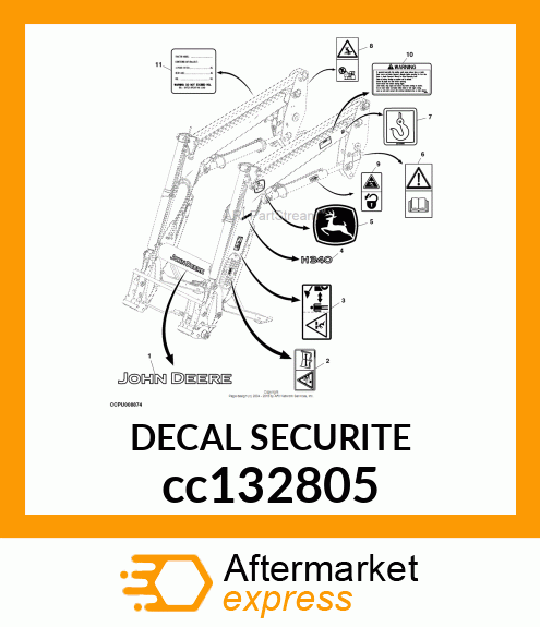 DECAL SECURITE cc132805