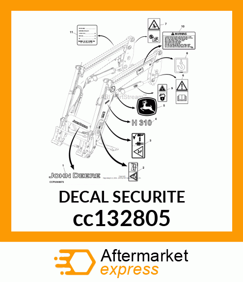 DECAL SECURITE cc132805