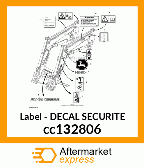 DECAL SECURITE cc132806