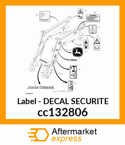 DECAL SECURITE cc132806