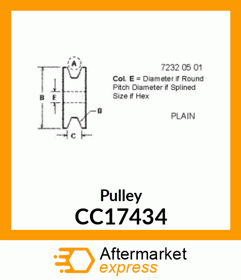 Pulley CC17434