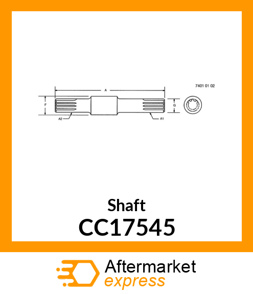 Shaft CC17545