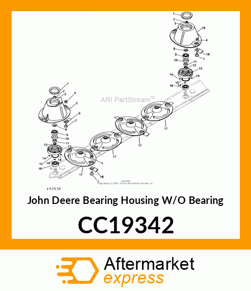 Bearing Housing W/O Bearing CC19342
