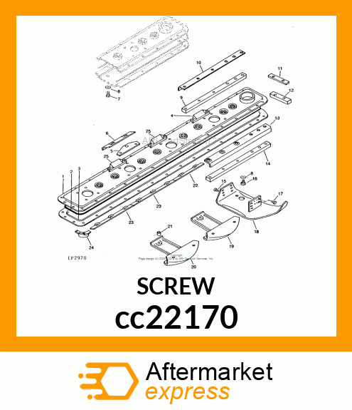 SCREW, FLANGED, METRIC cc22170