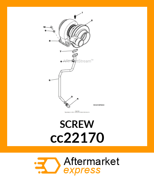 SCREW, FLANGED, METRIC cc22170