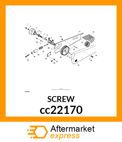 SCREW, FLANGED, METRIC cc22170