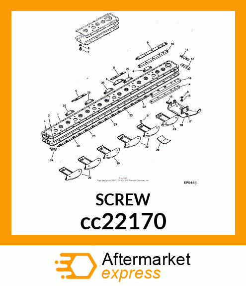 SCREW, FLANGED, METRIC cc22170