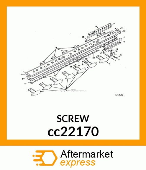 SCREW, FLANGED, METRIC cc22170