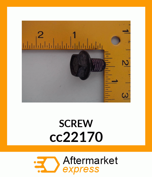 SCREW, FLANGED, METRIC cc22170