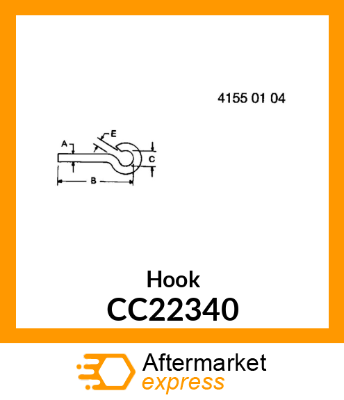 Hook CC22340