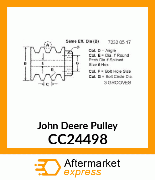Pulley CC24498