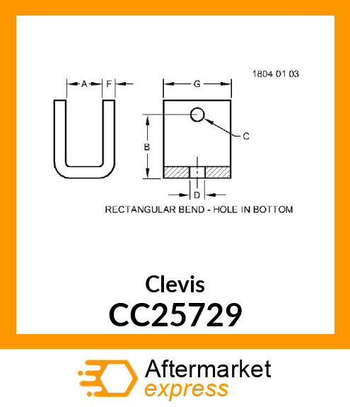 Clevis CC25729