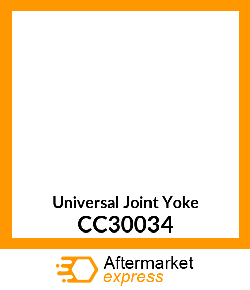 Universal Joint Yoke CC30034