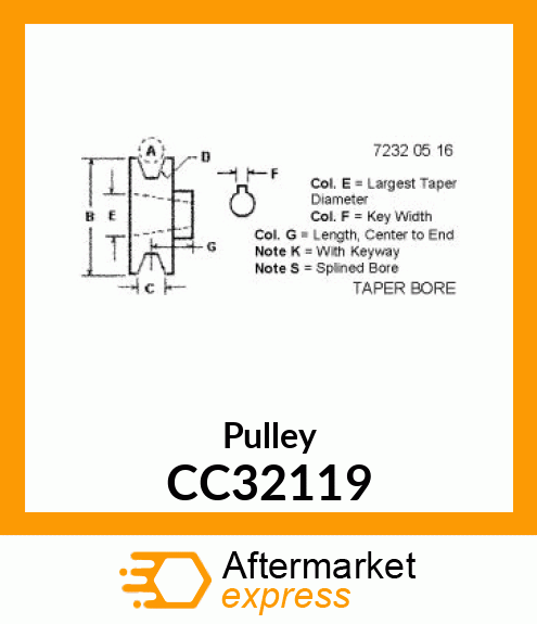 Pulley CC32119