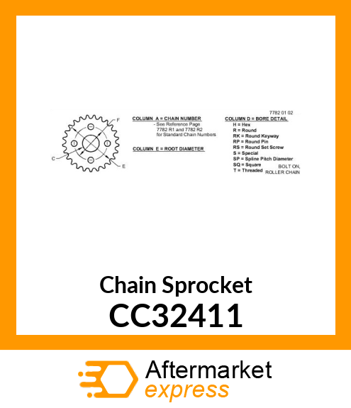 Chain Sprocket CC32411
