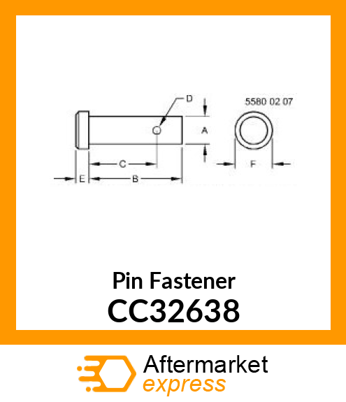 Pin Fastener CC32638