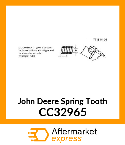 Spring Tooth CC32965