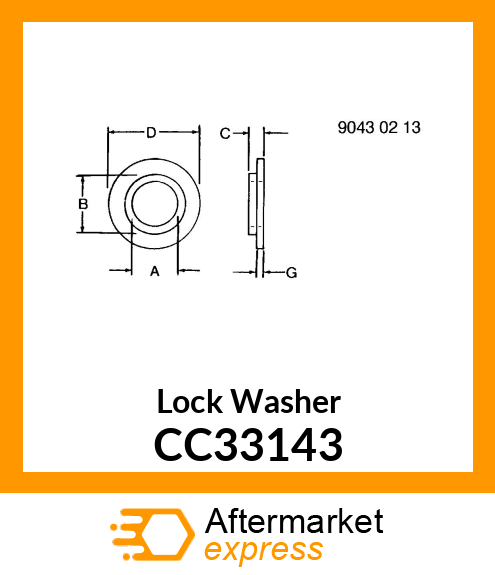 Lock Washer CC33143