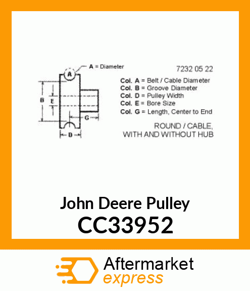 Pulley CC33952