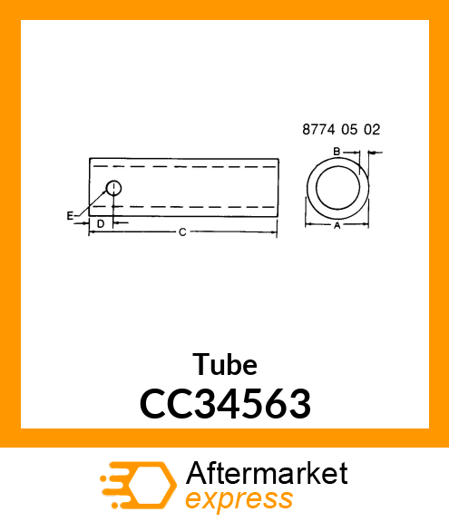 Tube CC34563