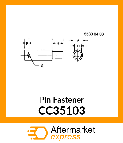 Pin Fastener CC35103