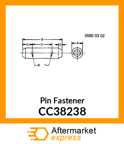 Pin Fastener CC38238