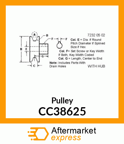 Pulley CC38625