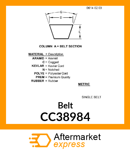Belt CC38984