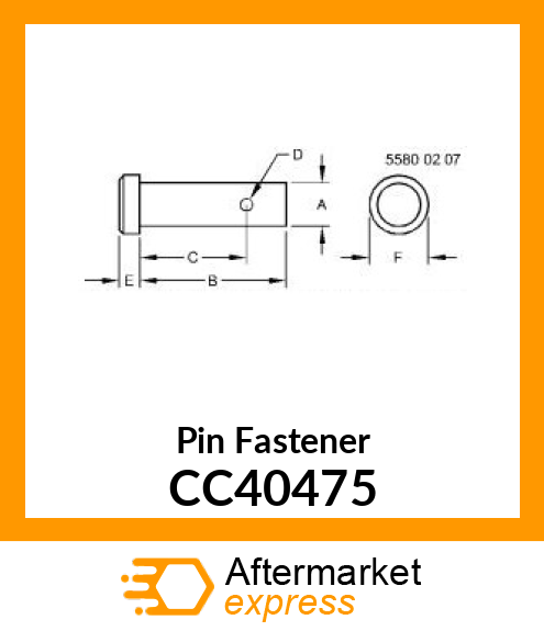 Pin Fastener CC40475