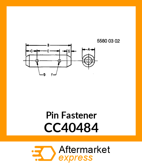 Pin Fastener CC40484