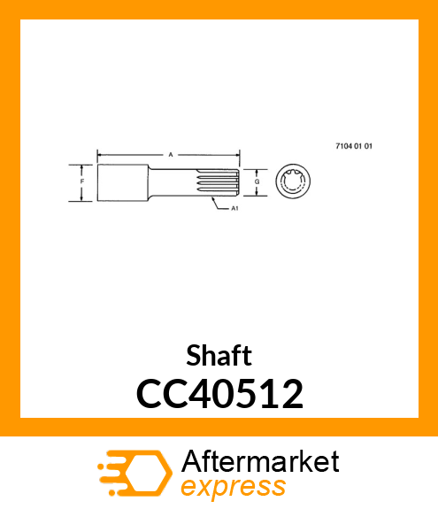 Shaft CC40512