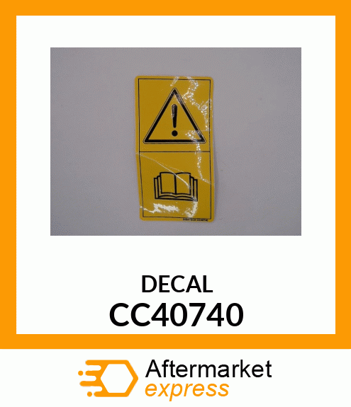 Label CC40740
