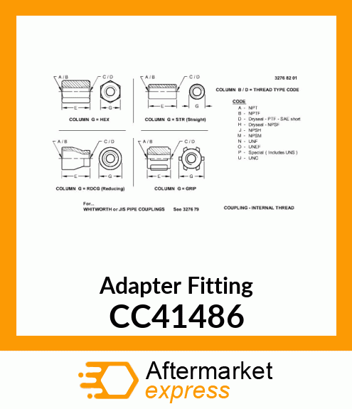 Adapter Fitting CC41486