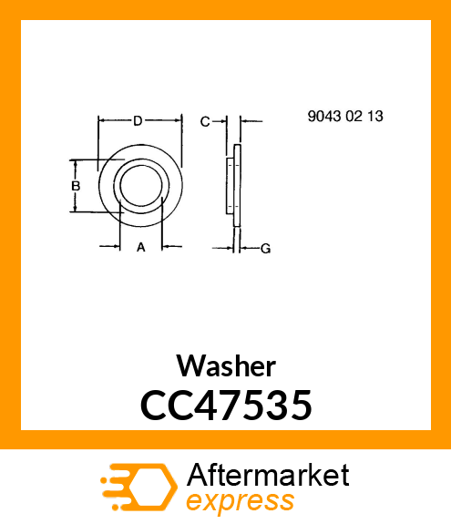 Washer CC47535