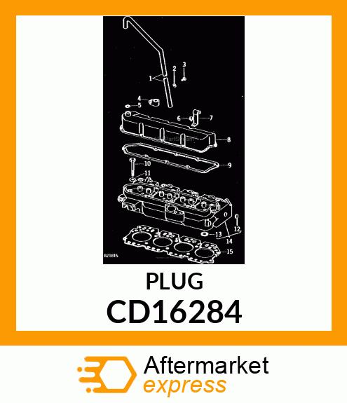 PLUG, CAP, METAL CD16284