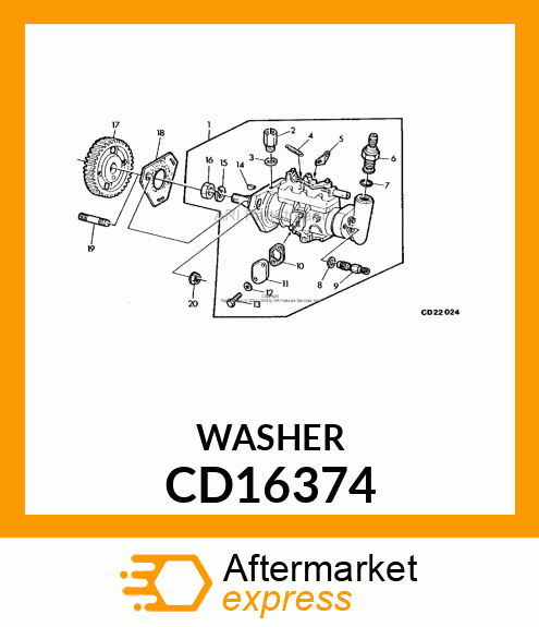 Washer CD16374