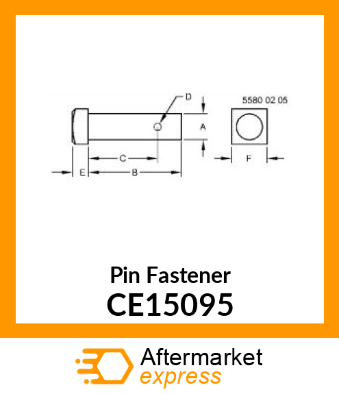 Pin Fastener CE15095