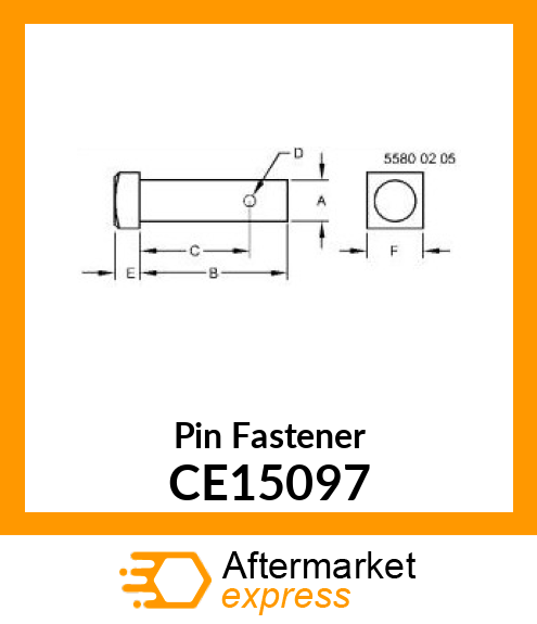 Pin Fastener CE15097