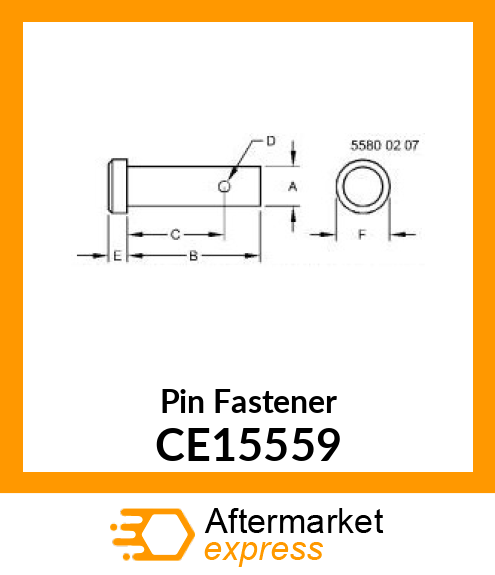 Pin Fastener CE15559
