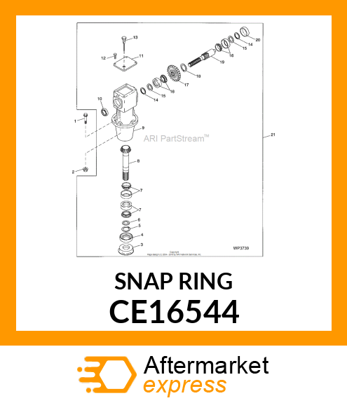 SNAP RING, SNAP RING CE16544