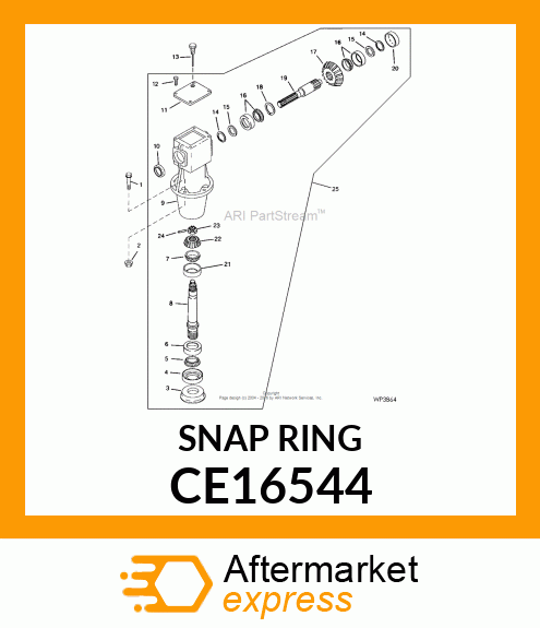 SNAP RING, SNAP RING CE16544