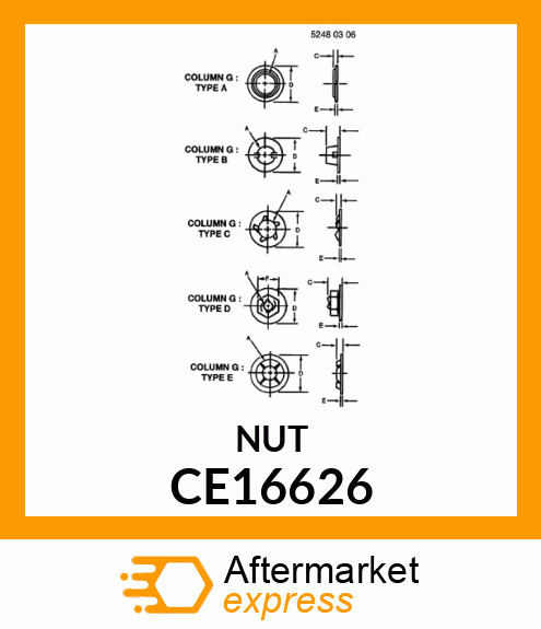Nut CE16626