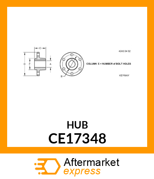 HUB CE17348