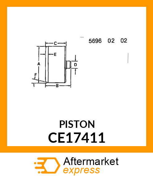 PISTON CE17411
