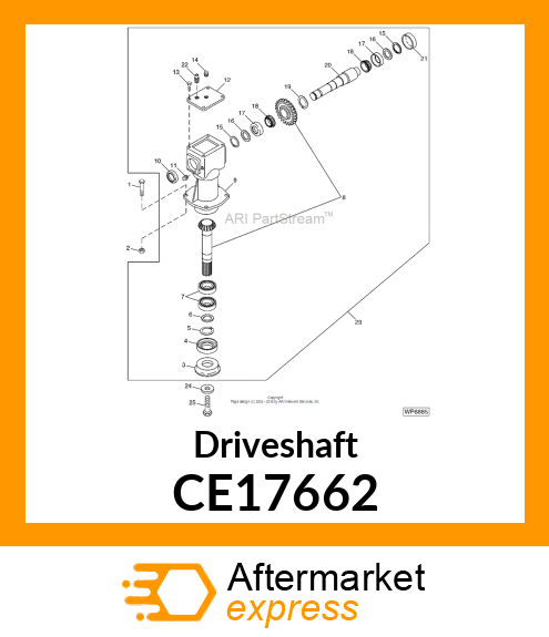 Driveshaft CE17662