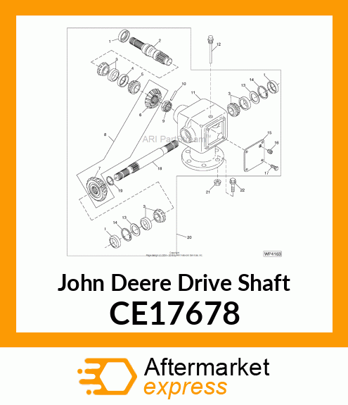 DRIVE SHAFT, SHAFT CE17678