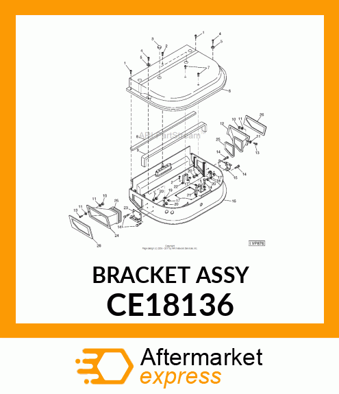 BRACKET ASSY CE18136