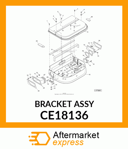 BRACKET ASSY CE18136