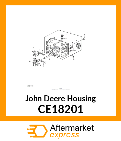 HOUSING, PUMP HOUSING FOR COUNTERSH CE18201